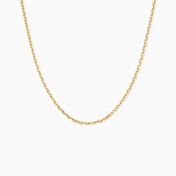 Chaîne Igoa Maille Forçat Diamantee Or Jaune-Histoire d'Or Online