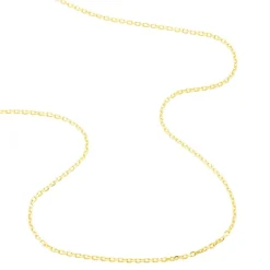 Histoire d'Or Chaîne Igoa Maille Forçat Diamantee Or Jaune