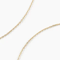 Chaîne Igoa Maille Forçat Diamantee Or Jaune-Histoire d'Or Best