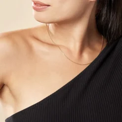 Chaîne Igoa Maille Forçat Diamantee Or Jaune-Histoire d'Or Clearance