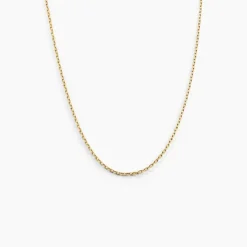 Chaîne Igoa Maille Forçat Diamantee Or Jaune-Histoire d'Or New