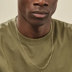 Chaîne Igoa Maille Forçat Diamantee Or Jaune-Histoire d'Or New