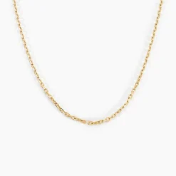 Chaîne Igoa Maille Forçat Diamantee Or Jaune-Histoire d'Or Best