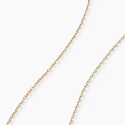Chaîne Igoa Maille Forçat Diamantee Or Jaune-Histoire d'Or