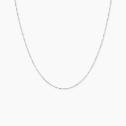 Histoire d'Or Chaîne Igoa Maille Forçat Diamantee Or Blanc