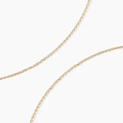 Histoire d'Or Chaîne Igoa Maille Forçat Diamantee Or Jaune