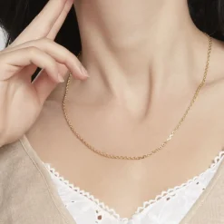 Chaîne Igoa Maille Forçat Diamantee Or Jaune-Histoire d'Or Outlet