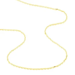 Chaîne Igoa Maille Forçat Diamantee Or Jaune-Histoire d'Or Hot