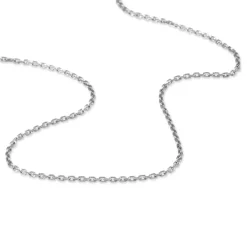 Chaîne Igoa Maille Forçat Diamantee Or Blanc-Histoire d'Or Best