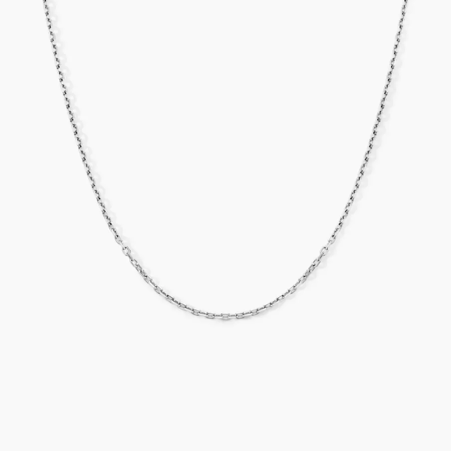 Histoire d'Or Chaîne Igoa Maille Forçat Diamantee