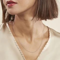 Chaîne Ilan Maille Forçat Ronde Or Blanc-Histoire d'Or Best