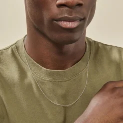 Chaîne Ilan Maille Forçat Ronde Or Blanc-Histoire d'Or Discount