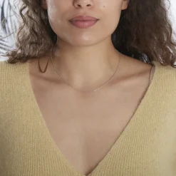 Chaîne Ilda Maille Forçat Limee Or Blanc-Histoire d'Or Online