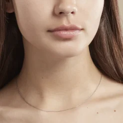 Histoire d'Or Chaîne Ilda Maille Forçat Limee Or Blanc