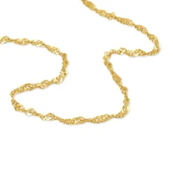 Chaîne Imanie Maille Singapour Or Jaune-Histoire d'Or Hot