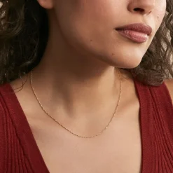 Chaîne Imanie Maille Singapour Or Jaune-Histoire d'Or Clearance