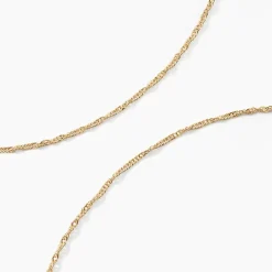 Chaîne Imanie Maille Singapour Or Jaune-Histoire d'Or Online