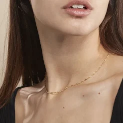 Chaîne Imanie Maille Singapour Or Jaune-Histoire d'Or New