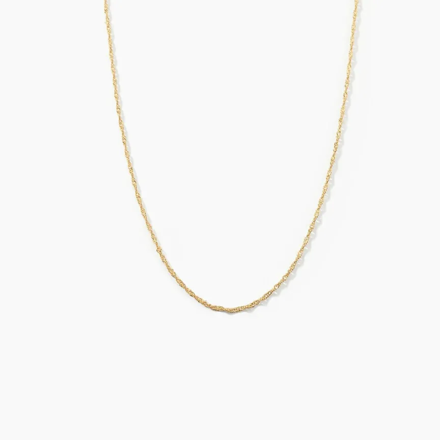 Chaîne Imanie Maille Singapour-Histoire d'Or Clearance