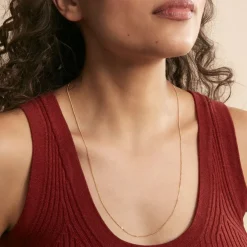 Histoire d'Or Chaîne Ixia Maille Gourmette Diamantee Or Jaune