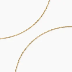 Chaîne Ixia Maille Gourmette Diamantee Or Jaune-Histoire d'Or Clearance