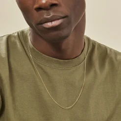 Chaîne Ixia Maille Gourmette Diamantee Or Jaune-Histoire d'Or Clearance