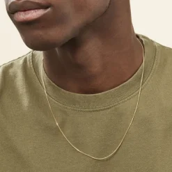 Chaîne Ixia Maille Gourmette Diamantee Or Jaune-Histoire d'Or Best