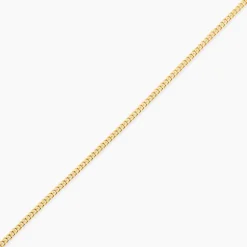 Chaîne Ixia Maille Gourmette Diamantee Or Jaune-Histoire d'Or New