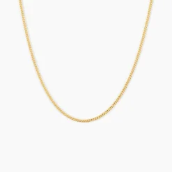 Chaîne Ixia Maille Gourmette Diamantee Or Jaune-Histoire d'Or New