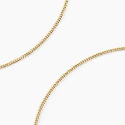 Chaîne Ixia Maille Gourmette Diamantee Or Jaune-Histoire d'Or New