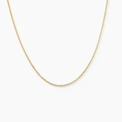 Chaîne Ixia Maille Gourmette Diamantee Or Jaune-Histoire d'Or Online