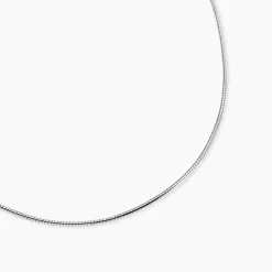 Histoire d'Or Chaîne Kassie Maille Omega Argent Blanc