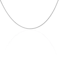 Histoire d'Or Chaîne Maille Gourmette Or Blanc