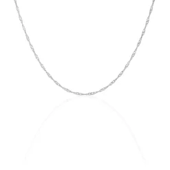 Chaîne Mayi Maile Singapour Or Blanc-Histoire d'Or Hot