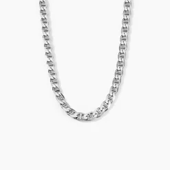 Histoire d'Or Chaîne Piato Marine Argent Blanc