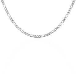 Histoire d'Or Chaîne Vivian Alternee 1/3 Argent Blanc