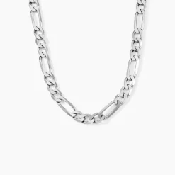 Chaîne Vivian Maille Alternee 1/3 Argent Blanc-Histoire d'Or Discount