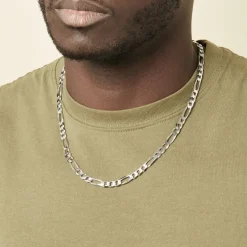 Chaîne Vivian Maille Alternee 1/3 Argent Blanc-Histoire d'Or Discount