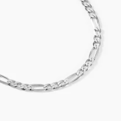 Chaîne Vivian Maille Alternee 1/3 Argent Blanc-Histoire d'Or New