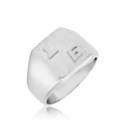 Histoire d'Or Chevaliere Argent Blanc Gringoire Carree