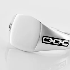 Histoire d'Or Chevaliere Argent Blanc Tarek