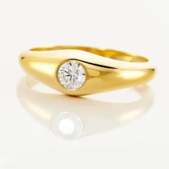 Histoire d'Or Chevaliere Maxime Or Jaune Oxyde