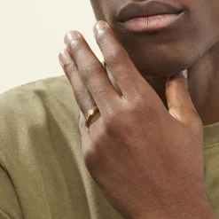 Histoire d'Or Chevaliere Maxime Or Jaune Oxyde