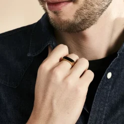 Chevaliere Plaqué Or Gregh Email-Histoire d'Or New