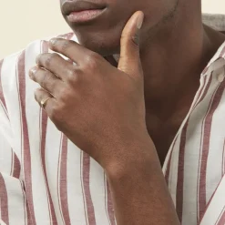 Histoire d'Or Chevaliere Solarium Or Jaune Ovale Soleil