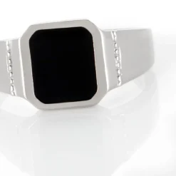 Histoire d'Or Chevalière Argent Blanc Djulian Email