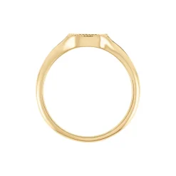 Chevalière Aviv Plaqué Or Jaune-Histoire d'Or Hot