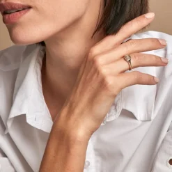 Chevalière Aviv Plaqué Or Jaune-Histoire d'Or Hot