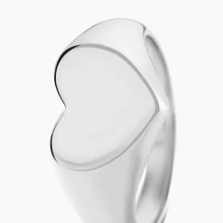 Histoire d'Or Chevalière Barbara Argent Blanc