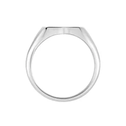 Histoire d'Or Chevalière Barbara Argent Blanc